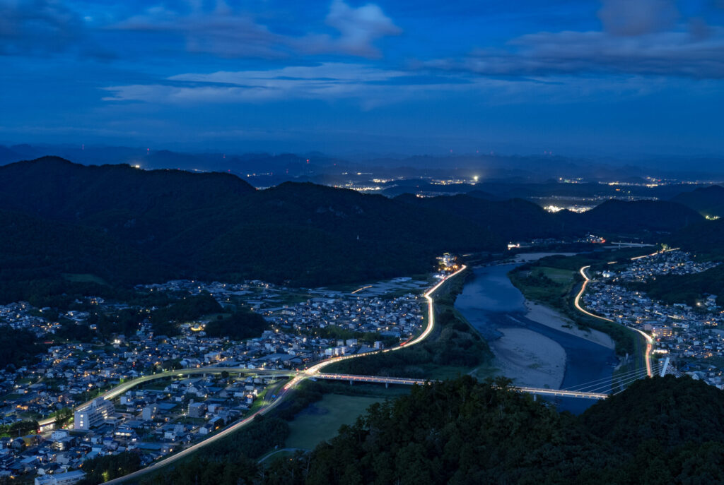 岐阜城夜景