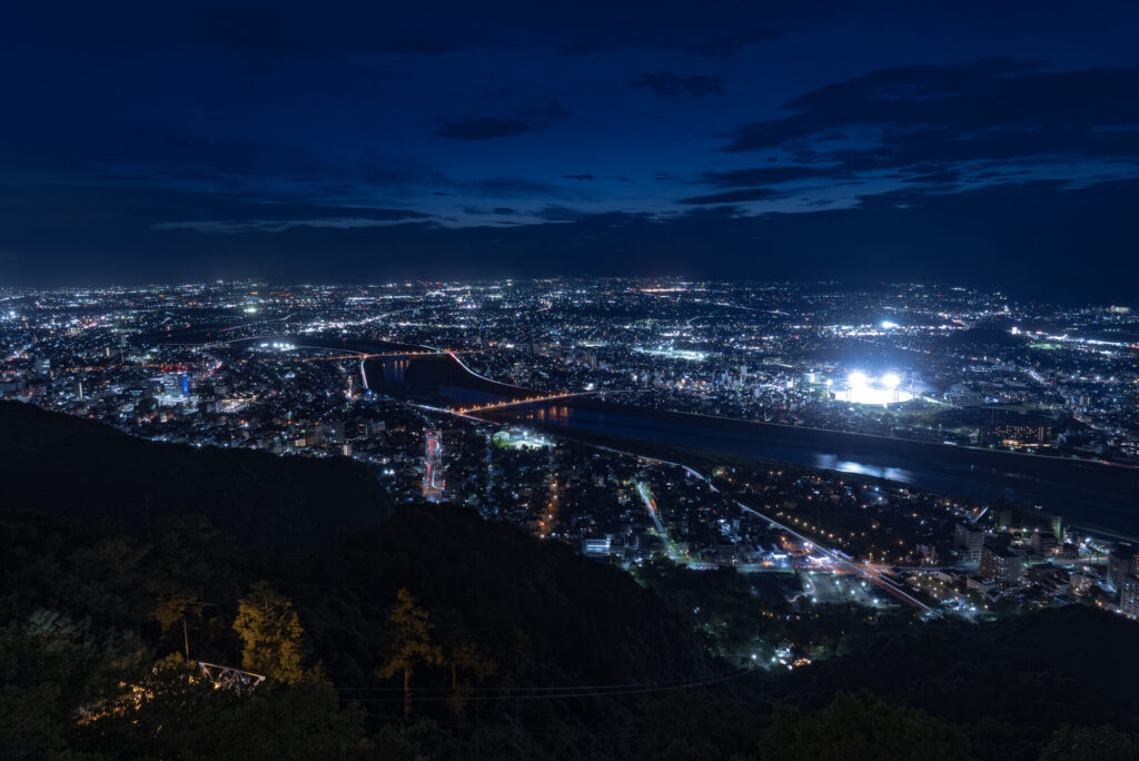 岐阜城夜景