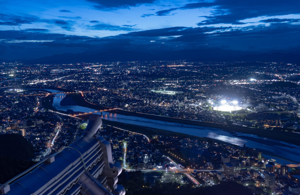 岐阜城夜景