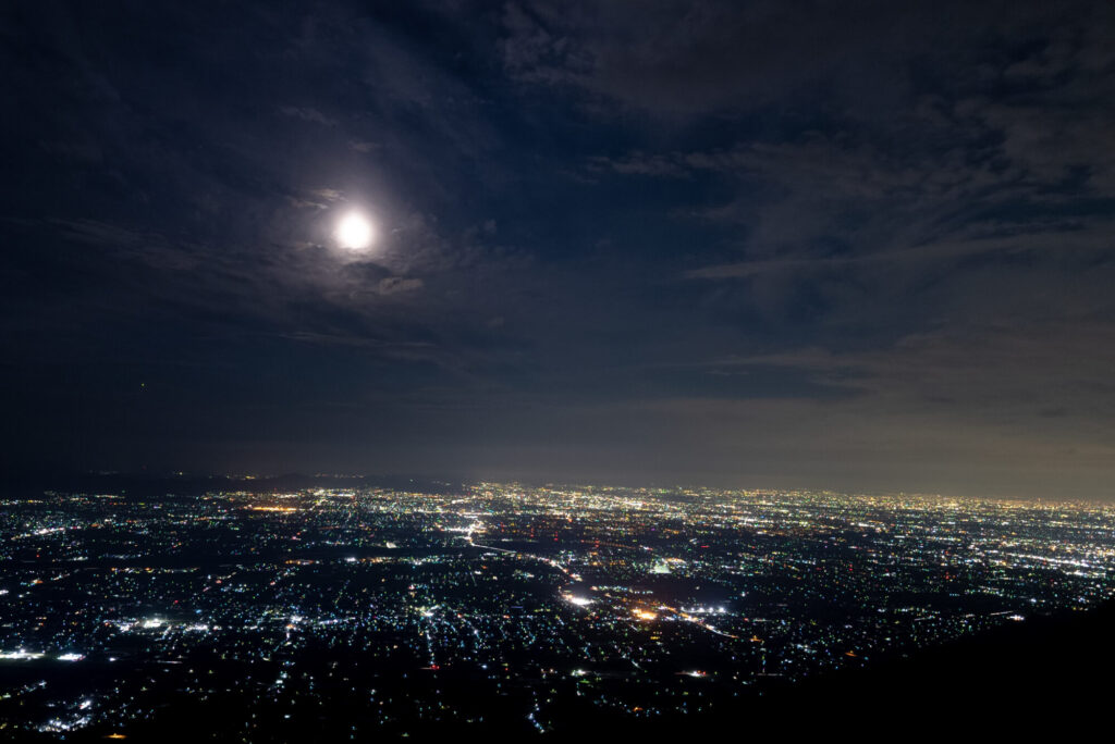 岐阜県池田山夜景